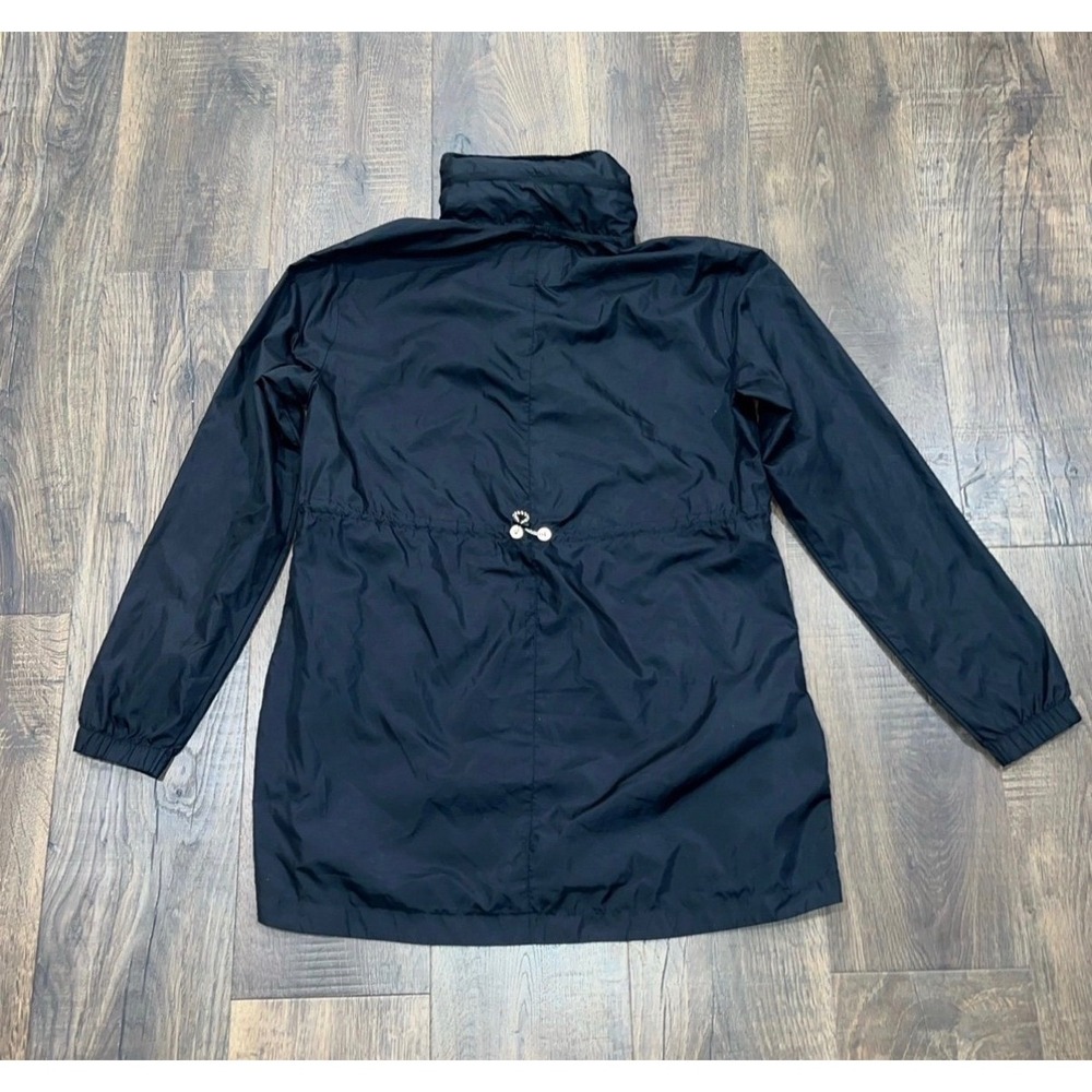 Victoria Sport Womens Black Half Zip Anorak Windbreaker Packable Jacket Hooded M - Picture 4 of 8
